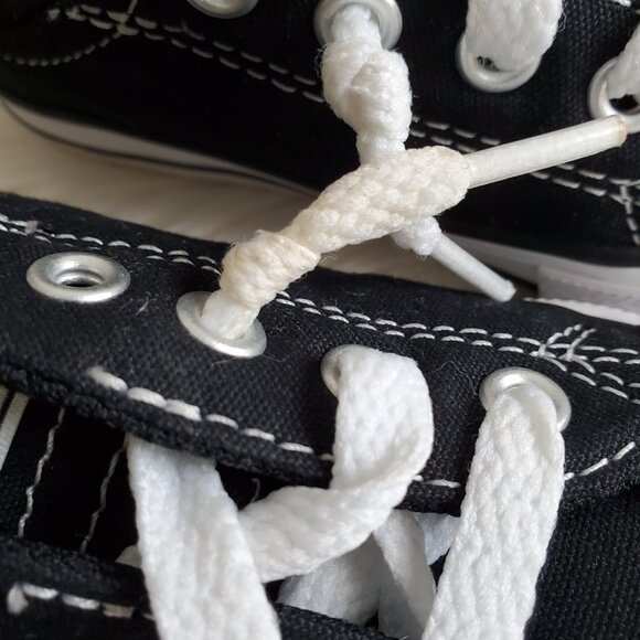 Converse Black/White Kid's Chuck Taylor All Star Street Low Top Sneakers SZ 6 - Picture 14 of 15